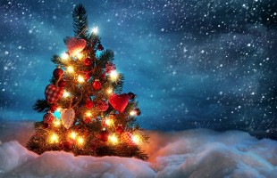 Download  the Wallpaper beautiful glitter Christmas 2016